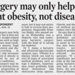 obesity surgery in Hyderabad Dr V AMAR