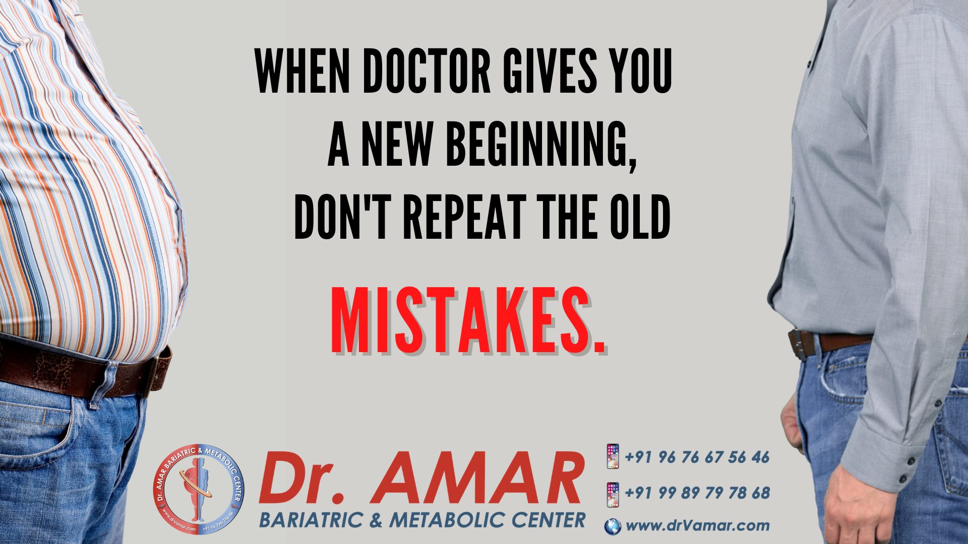 WHEN DOCTOR GIVES YOU A NEW BEGINNING, DON’T REPEAT THE OLD
