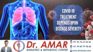 COVID-19 is treated based on disease severity.