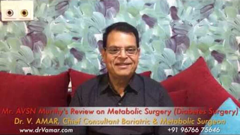 Metabolic surgery for diabetes remission, Mr. Avsn Murthy’s review